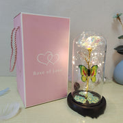 Eternal Rose LED Glass Dome - Valentine's Gift