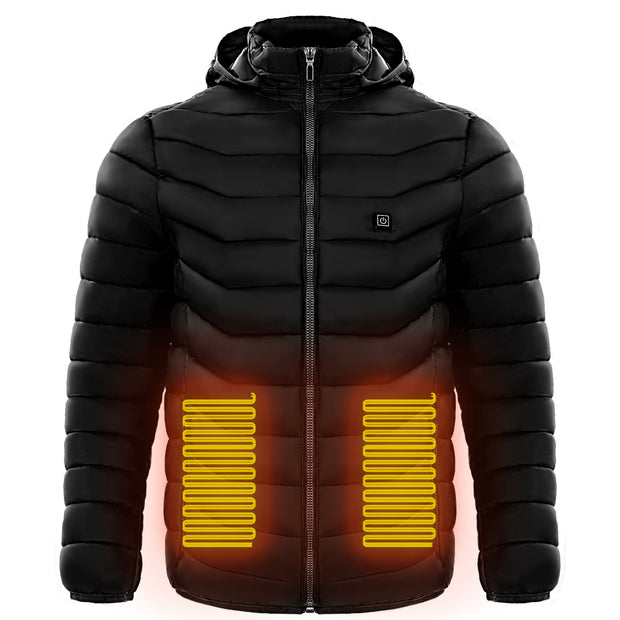 Heated Puffer Jacket with 9 Heat Zones